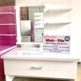 BÀN HỌC MÀU HỒNGTRẮNG